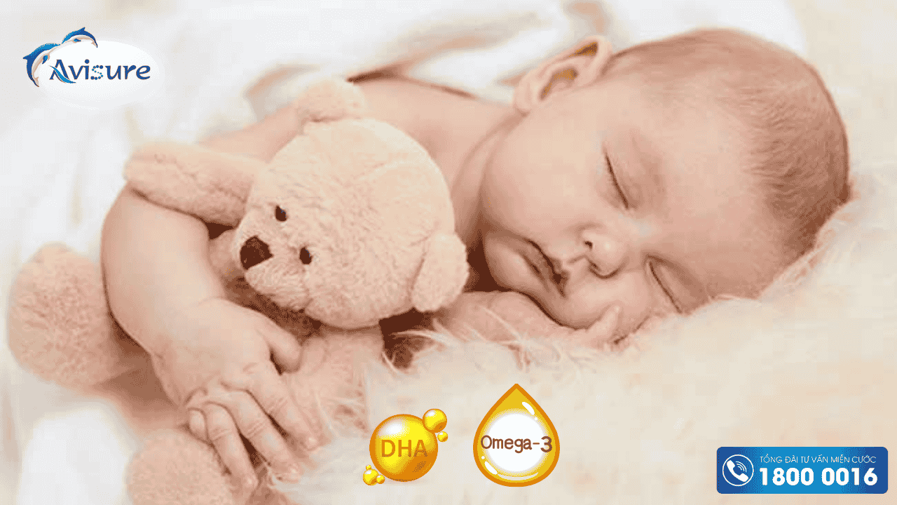 Bổ sung DHA giúp bé ngủ ngon hết trằn trọc ban đêm
